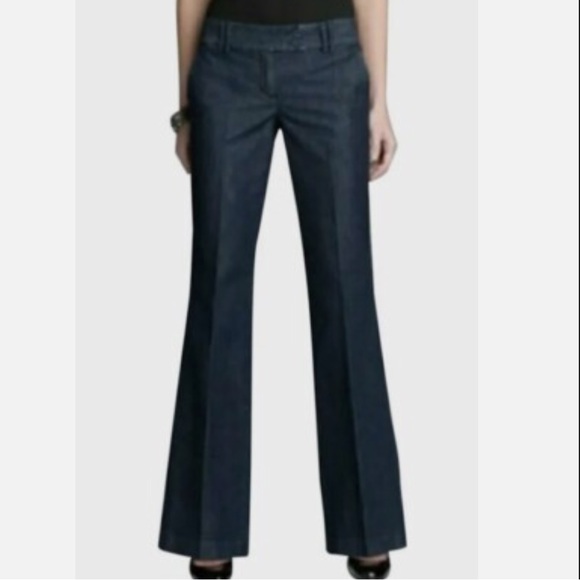 Express editor trouser boot cut jeans, size 8 tall - Picture 1 of 9